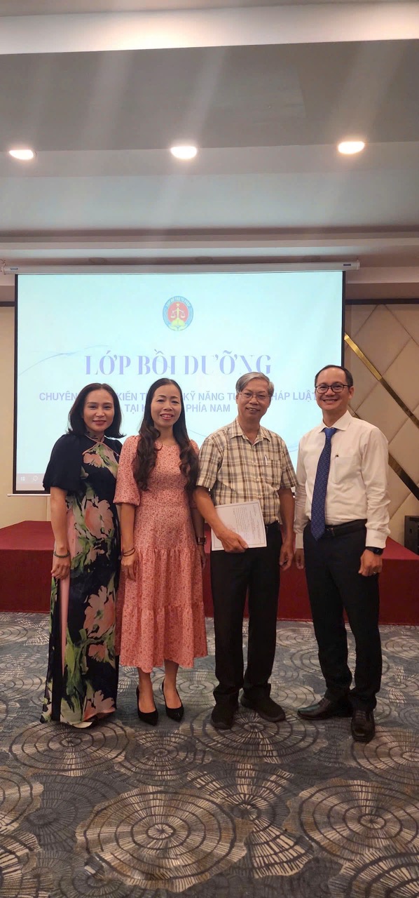 Bộ Tư pháp tổ chức tập huấn cho luật sư, tư vấn viên pháp luật về hỗ trợ pháp lý thân thiện với người chưa thành niên tại khu vực phía Nam