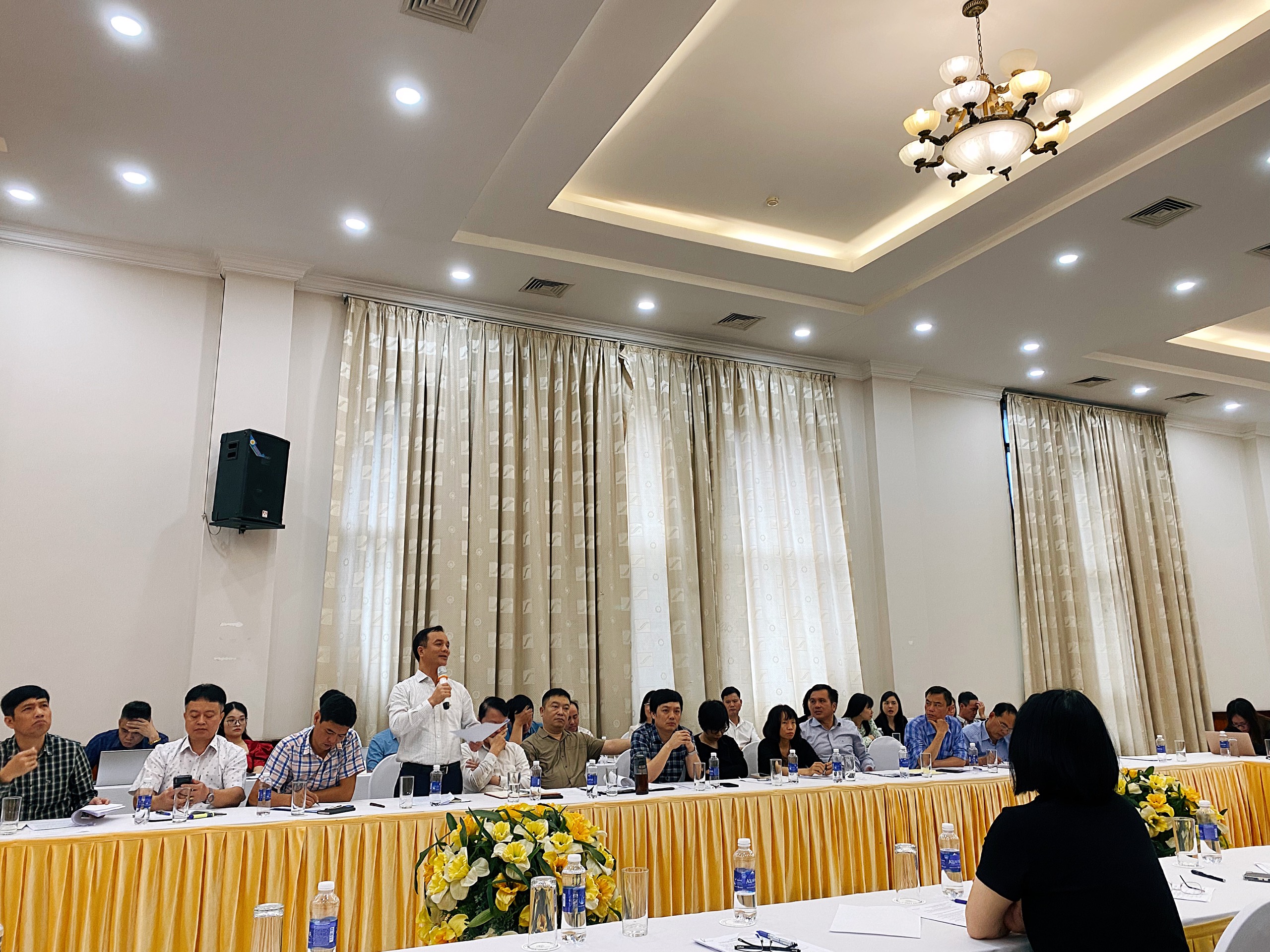 Ông Nguyễn Đức Nhự - Viện trưởng Viện Pháp y Quốc gia, Bộ Y tế phát biểu tại Tọa đàm.